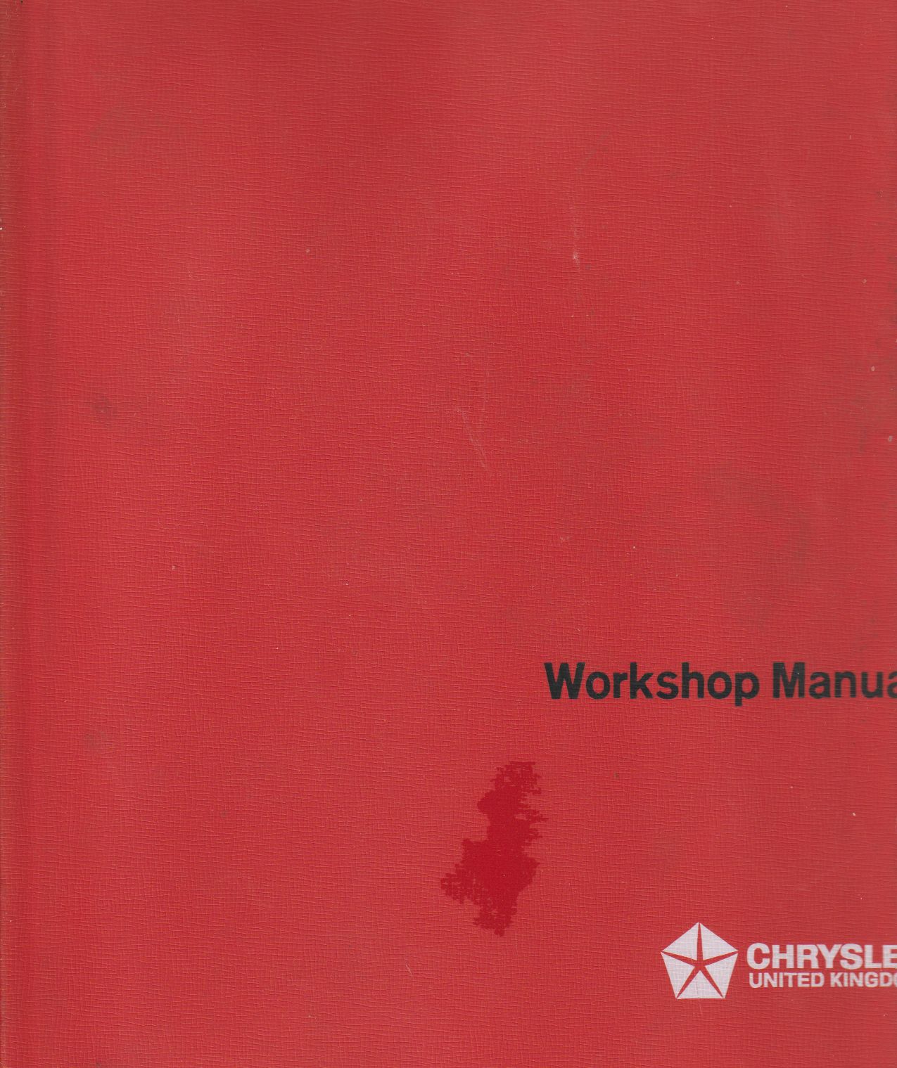 Chrysler 160 - 180 2 Litre Workshop Manual W. S. M. 155